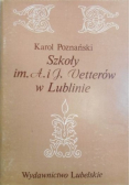 Szkoły im  Vetterów w Lublinie