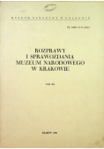 Rozprawy i sprawozdania Muzeum Narodowego w Krakowie tom XII