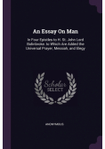 An Essay On Man