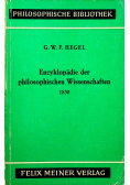 Enzyklopadie der philosophischen Wissenschaften im Grundrisse