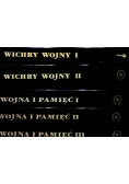 Wojna i pamięć Tom 1 do 3 / Wichry wojny tom 1 i 2