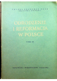 Odrodzenie i reformacja w Polsce Tom IV