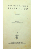 Stalky i Sp 1923 r.