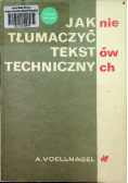 Jak nie tłumaczyć tekstów technicznych