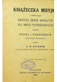Książeczka misyjna 1920 r.