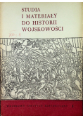 Studia i materiały do historii wojskowości tom XVII Część 1