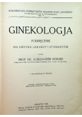 Ginekologja Podręcznik 1924 r