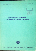 Długość i kilometraż wybranych rzek polskich