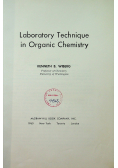 Laboratory Technique in Organic Chemistry