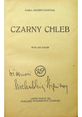 Czarny chleb 1922r