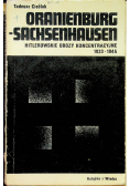 Oranienbrg Sachsenhausen Hitlerowskie obozy koncentracyjne