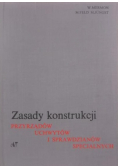 Zasady konstrukcji przyrządów, uchwytów i sprawdzianów specjalnych