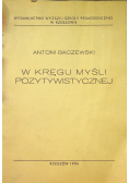 W kręgu myśli pozytywistycznej