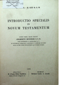 Introductio specialist in novum testamentum