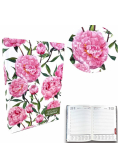 Kalendarz 2024 A5 dzienny sb/nd osobno Peonie