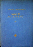 Style muzyczne Tom I Część 1