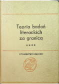 Teoria badań literackich za granicą