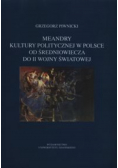Meandry kultury politycznej w Polsce