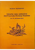 Literacka rama wydawnicza dzieł Franciszka
