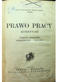 Prawo pracy Komentarz 1939 r.