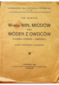 Wyrób win miodów oraz wódek z owoców 1925 r.