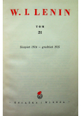Lenin Dzieła Tom 21