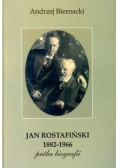 Jan Rostafiński 1882 1966