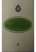 Pamiętnik Podolskiego powstania 1930 1831 roku