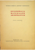 Konserwacja materiałów archiwalnych