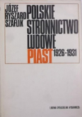 Polskie Stronnictwo Ludowe Piast 1926 1931
