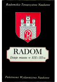 Radom dzieje miasta w XIX i XX w