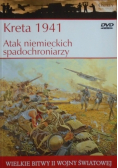 Wielki bitwy II Wojny Światowej Kreta 1941 Atak niemieckich spadochroniarzy