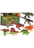 Zestaw figurki dinozaury kolorowe 8 szt