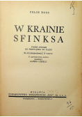 W krainie sfinksa ok 1927 r.