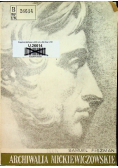 Archiwalia Mickiewiczowskie