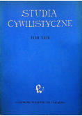 Studia cywilistyczne Tom XXIX