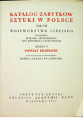 Katalog zabytków sztuki w Polsce tom VIII zeszyt 9