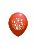 Balony z nadrukiem sylwestrowym 25,5cm 25szt