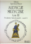 Audycje muzyczne Tom III część 2