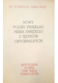 Nowy polski przekład pisma świętego z języków obcych