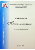 Historia administracji