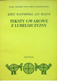 Teksty gwarowe z Lubelszczyzny