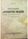 Początki piśmiennictwa polskiego 1922 r.