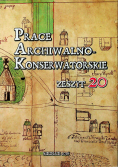 Prace archiwalno konserwatorskie zeszyt 20
