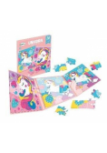 Genialny dzieciak. Puzzle magnetyczne Jednorożce