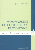 Wprowadzenie do hermeneutyki filozoficznej