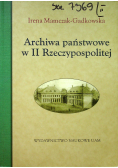 Archiwa państwowe w II Rzeczypospolitej