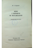 Sens i nonsens w psychologii