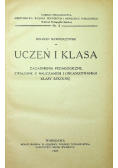Uczeń i klasa 1923 r.
