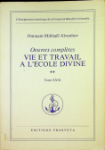 Vie et travail a lecole divine